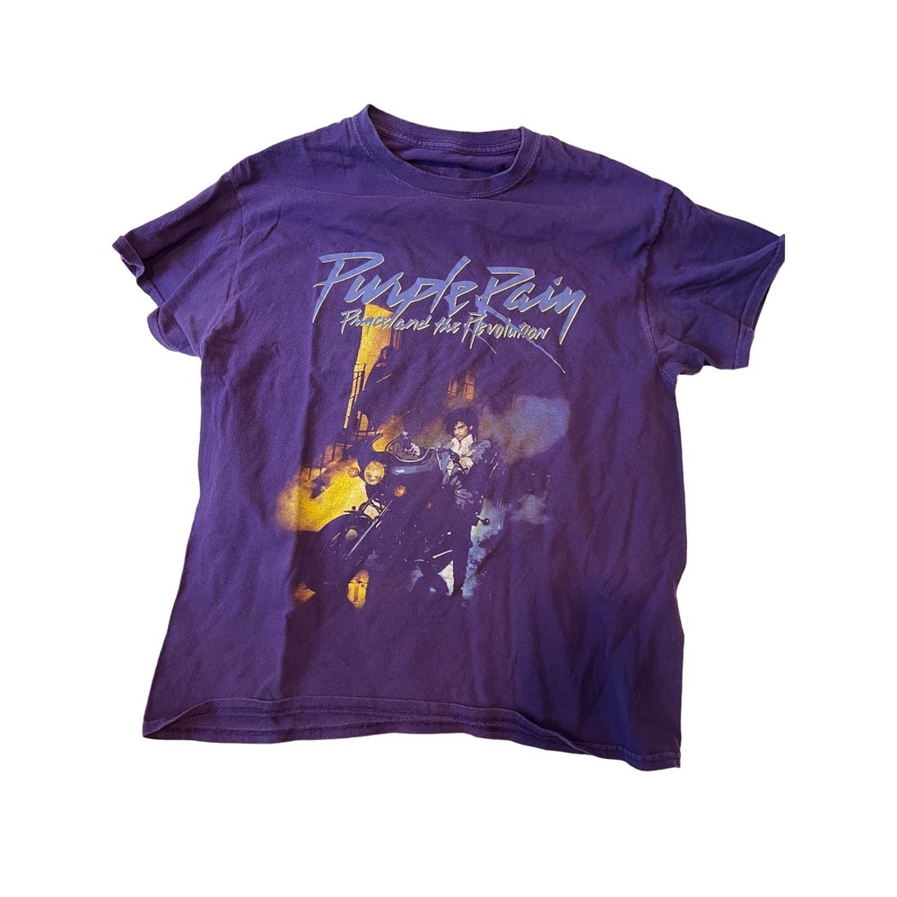Prince & The Revolution Purple Rain Tee Mens L